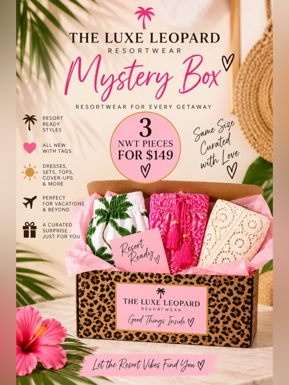 The Luxe Leopard Resortwear Mystery Box – SMALL